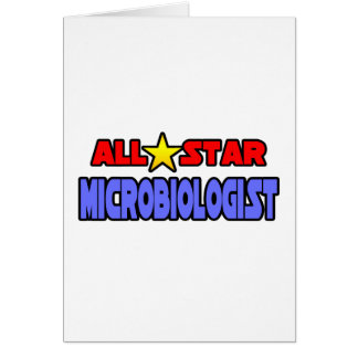 All Star Microbiolog Hälsningskort