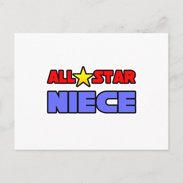 All Star Niece Vykort (Framsida)