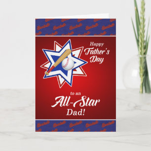All Star Pappa baskeball-sport Théed Fars dag Kort