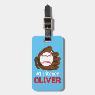 All-Star Personlig Boy's Baseball Bagagebricka