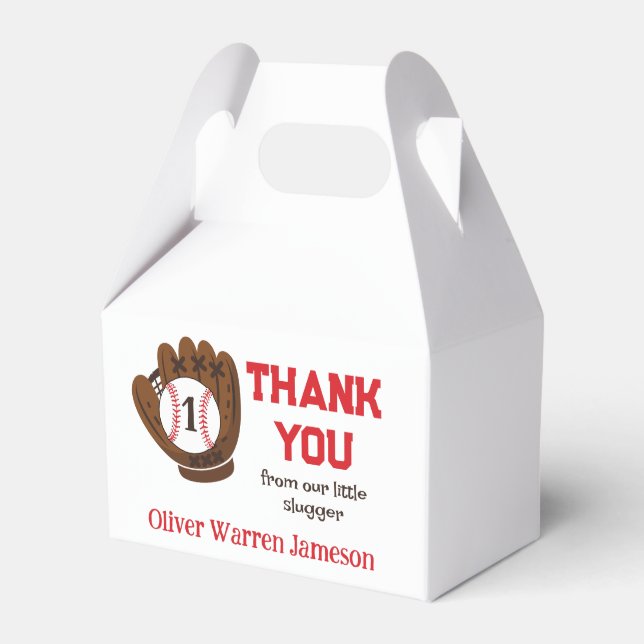 All-Star Pojke, 1:a födelsedagen Tack Presentaskar (Framsidan Sidan)