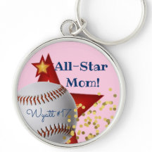 All-Star rosa glitter baseball Mamma