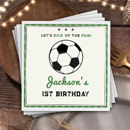 All-star Soccer Ball Birthday Pappersservett