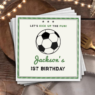 All-star Soccer Ball Birthday Pappersservett