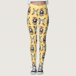 All-Star Spirit: Klassiska basebollessentials spor Leggings