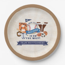 All Star Sports Boy Baby Shower