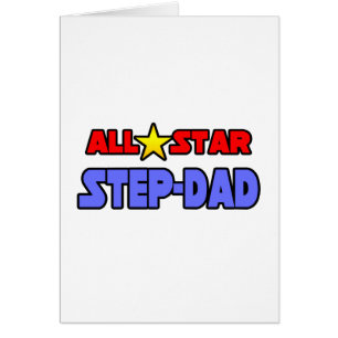 All Star Step-Pappa Hälsningskort