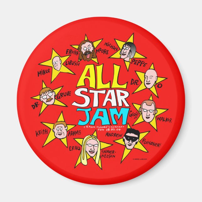 All-Star Sylt-magnet Magnet (Framsidan)