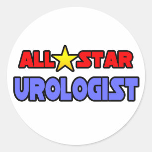 All Star Urolog Runt Klistermärke