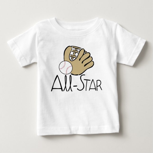All stjärnabaseball t-shirt (Framsida)