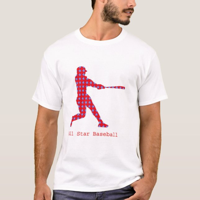 all stjärnabaseball tee shirt (Framsida)
