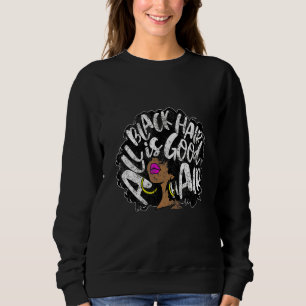 All svart hår är Bra Hair T Shirt
