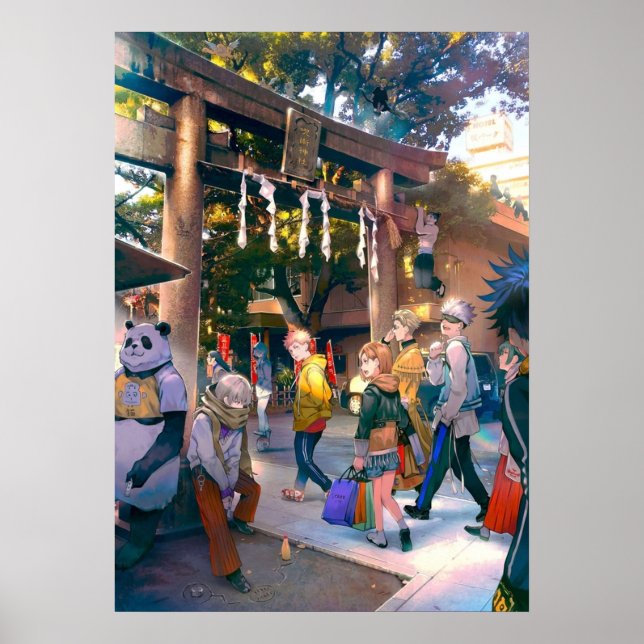 All Team Jujutsu Kaisen Poster (Framsidan)