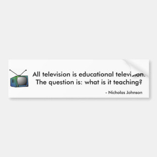 All television är den bilda television.en bildekal