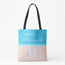 All text Aah Pension Monogrammed Sandals Beach