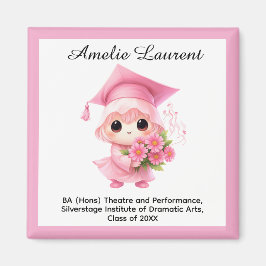 🎓 All text anpassad Chibi Bloom Examen Magnet