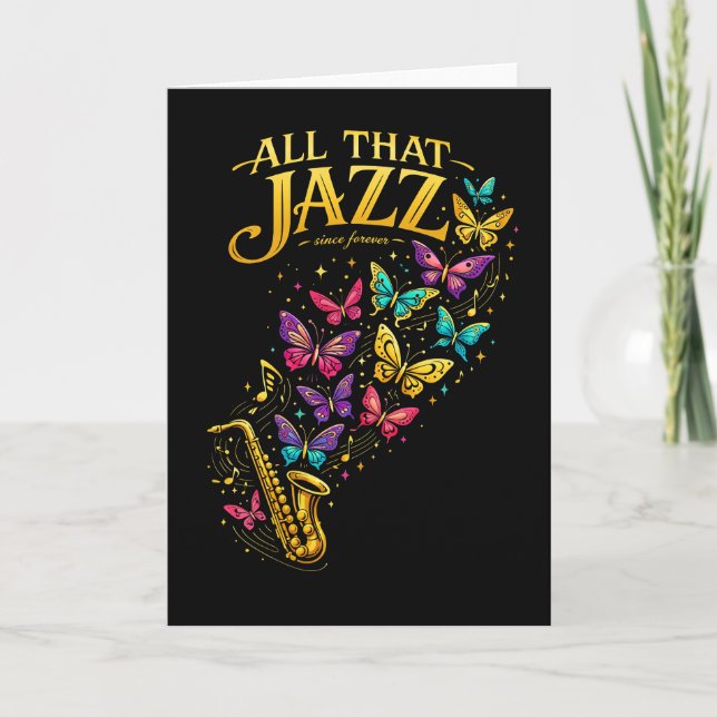 All That Jazz Helgkort (Framsida)
