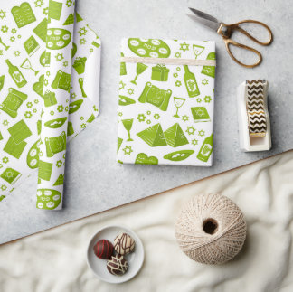 All The Symbols For Passover In Green Presentpapper