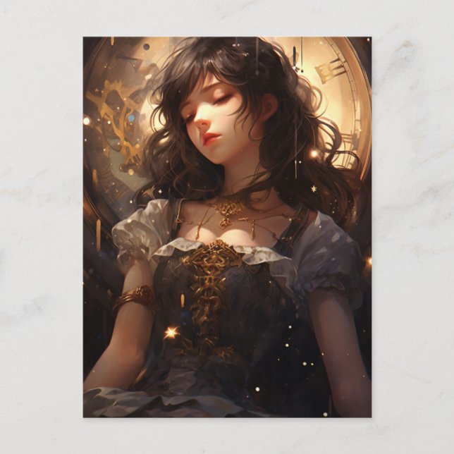 All The Time Alice Vykort (Framsida)