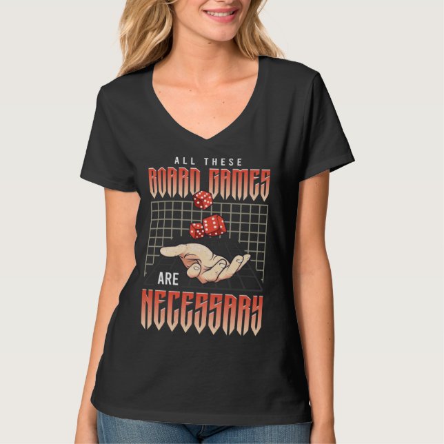 All These Board Games T Shirt (Framsida)