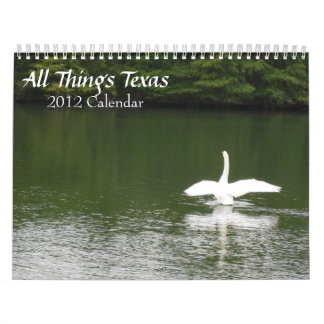All Things Texas 2012 Kalender