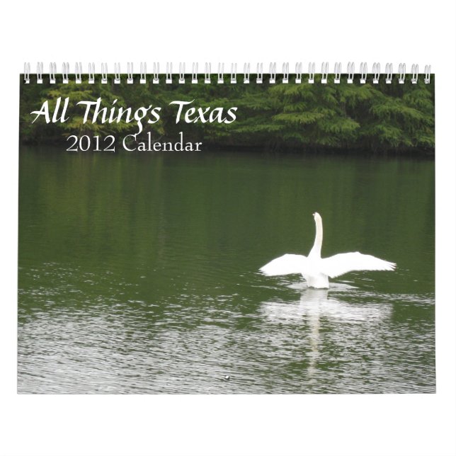 All Things Texas 2012 Kalender (Omslag)