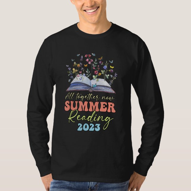 All Together Now Sommarläseprogram 2023 Bok  T Shirt (Framsida)