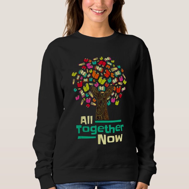 All Together Now Sommarläseprogram 2023 Hand  T Shirt (Framsida)