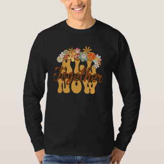 All Together Now Summer Reading 2023 Groovy  Book  T Shirt