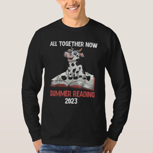 All Together Now Summer Reading Program 2023 Book  T Shirt (Framsida)