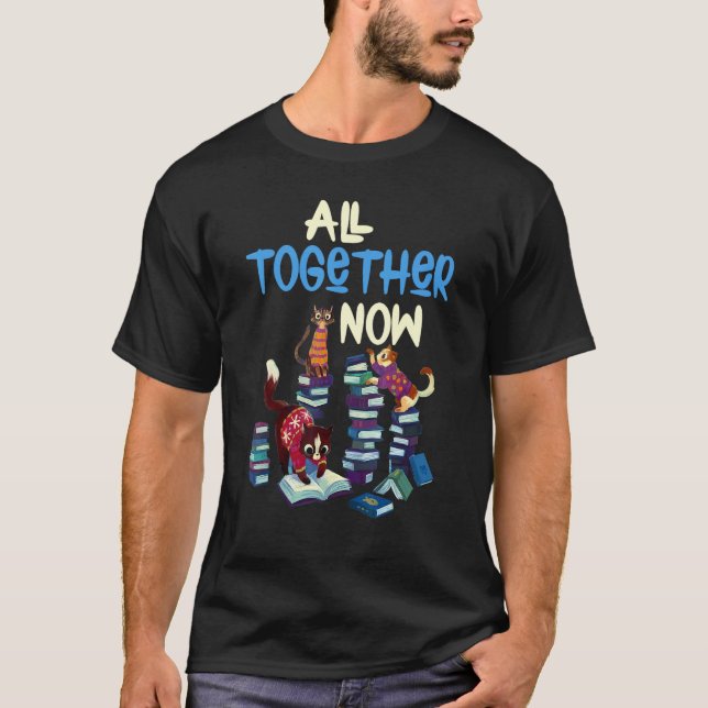 All Together Now Summer Reading Program 2023 Book  T Shirt (Framsida)