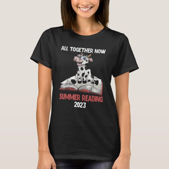 All Together Now Summer Reading Program 2023 Book  T Shirt (Framsida)