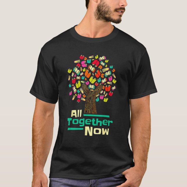All Together Now Summer Reading Program 2023 Hand  T Shirt (Framsida)