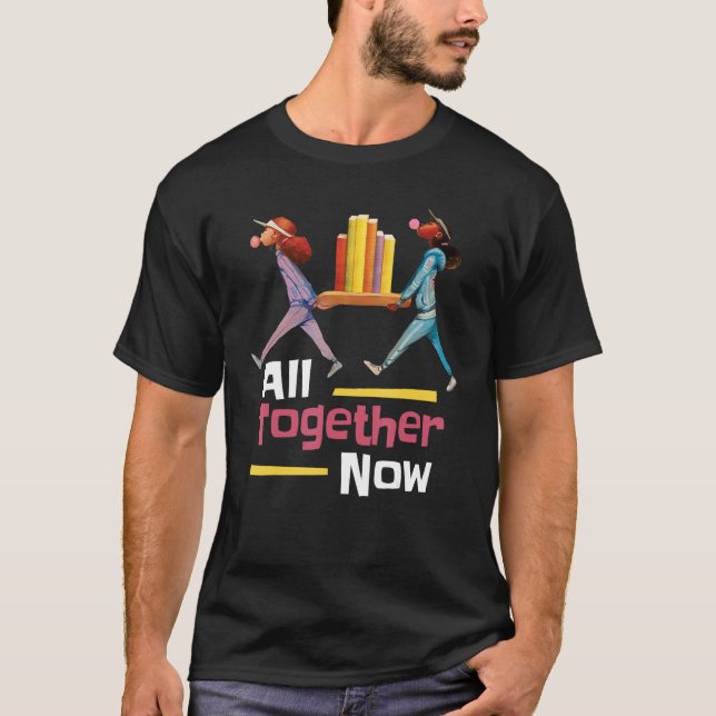 All Together Now Summer Reading Program 2023 Libra T Shirt (Framsida)