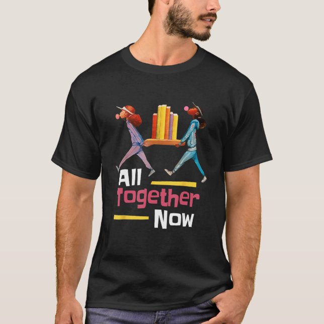 All Together Now Summer Reading Program 2023 Libra T Shirt (Framsida)