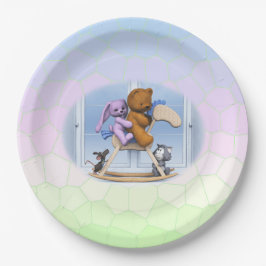 All together on the rocking horse bib