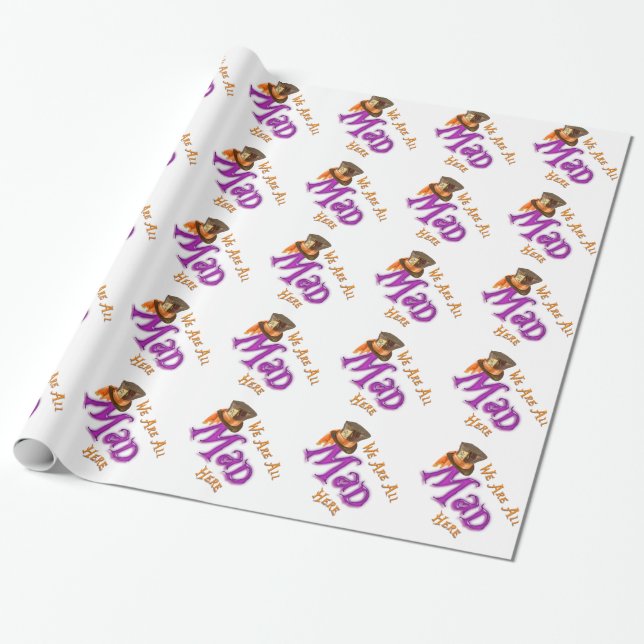 All tokigt presentpapper (Utrullad)
