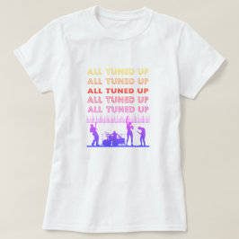 All Tuned Up multicolor rockband T-Shirt