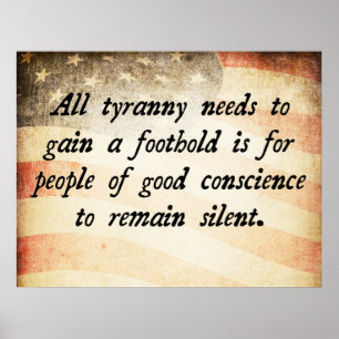 All Tyranny behöver citat Poster