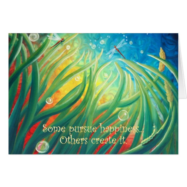 All under av den förbigår konst för hälsningskort (Framsidan Horizontal)