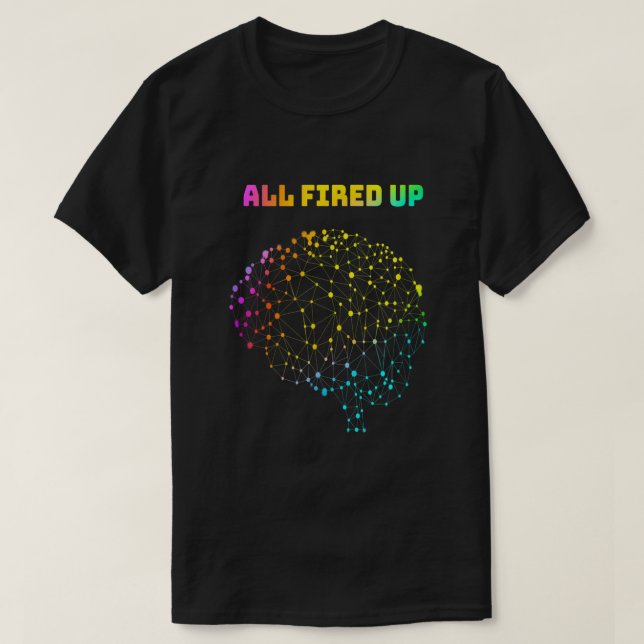 All upphuggen autism Dyslexia ADHD Neurodiversity  T Shirt (Design framsida)