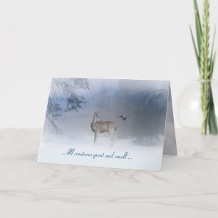 All varelseunderbar och liten julkort helgkort