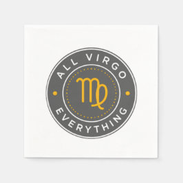 All Virgo Everything Officiell Logotyp Cocktail Se Pappersservett