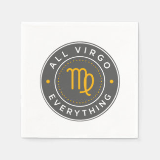 All Virgo Everything Officiell Logotyp Cocktail Se Pappersservett
