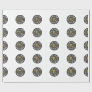 All Virgo Everything Signaturmönsterpapper Presentpapper