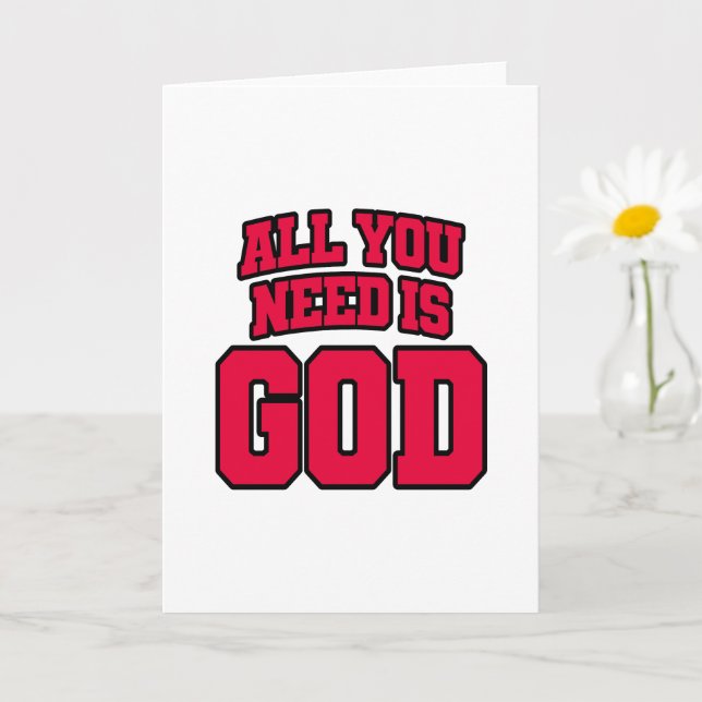 All you need is God Kort (Liten växt)