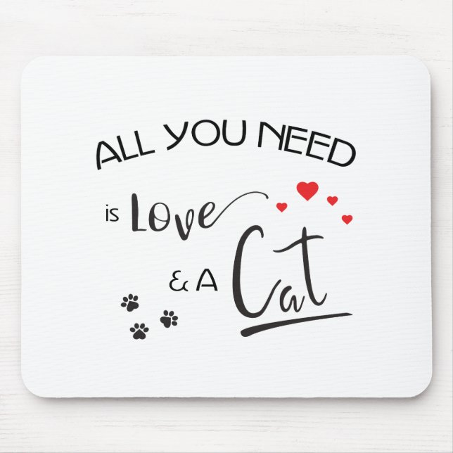 All-you-need-is-Kärlek-and a-Cat- Musmatta (Framsidan)
