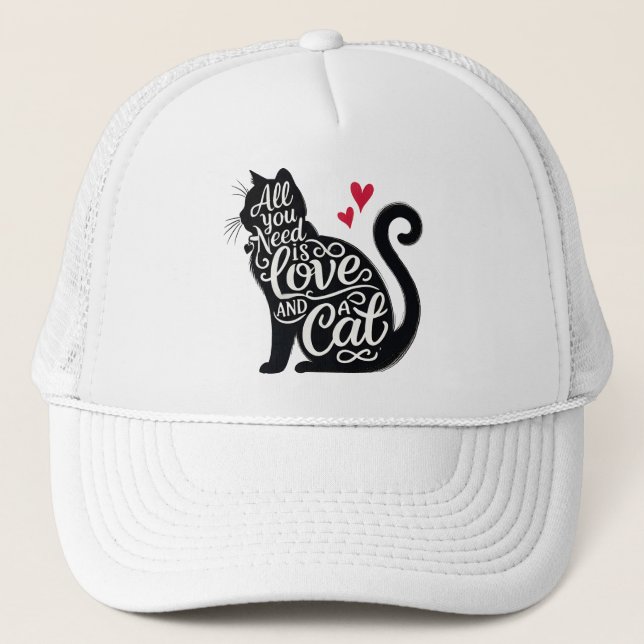 All You need is Love and a Cat Hat Keps (Framsida)