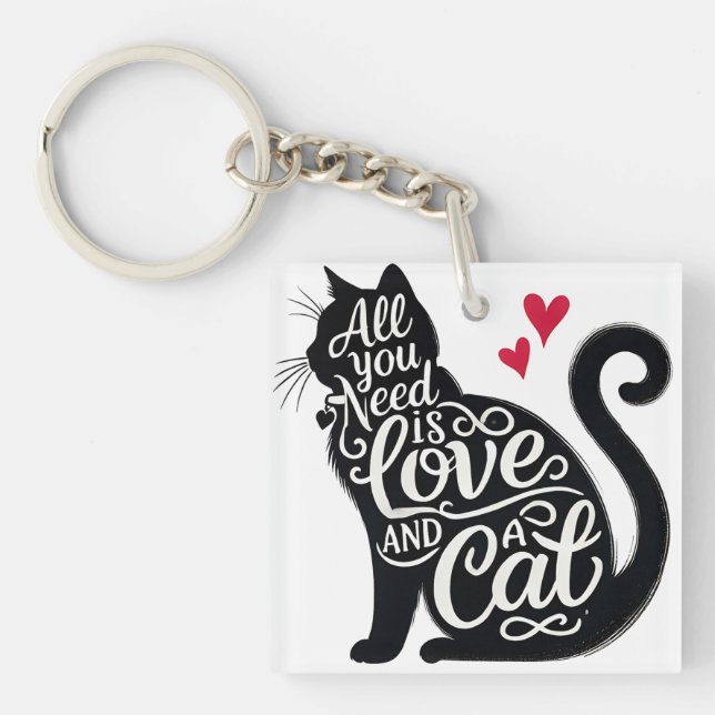 All You need is Love and a Cat Keychain (Framsidan)