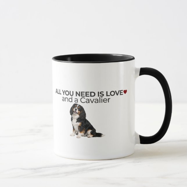 All You Need Is Love and a Cavalier Mug  Mugg (Höger)